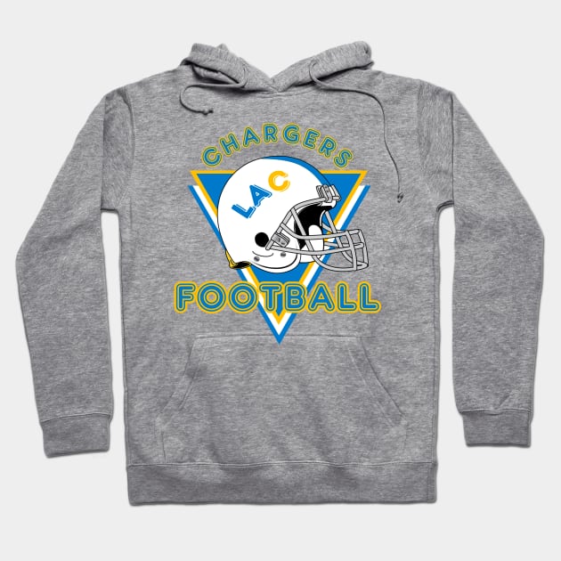 Los Angeles Football Vintage Style Hoodie by Borcelle Vintage Apparel 